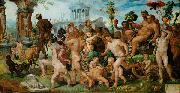 Maarten van Heemskerck Triumphzug des Bacchus oil painting reproduction